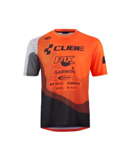 CUBE EDGE ROUND-NECK JERSEY S/S X ACTION TEAM - CUBE